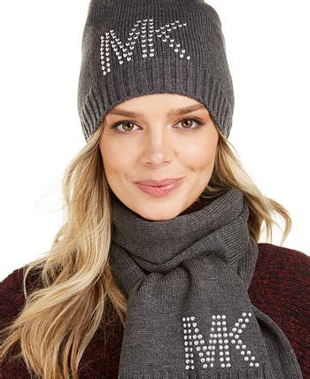 michael kors scarf womens|Michael Kors hats women's.